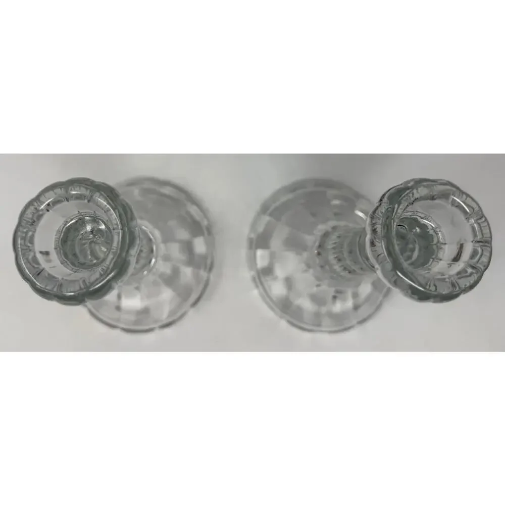 Crystal Clear Candleholders 8